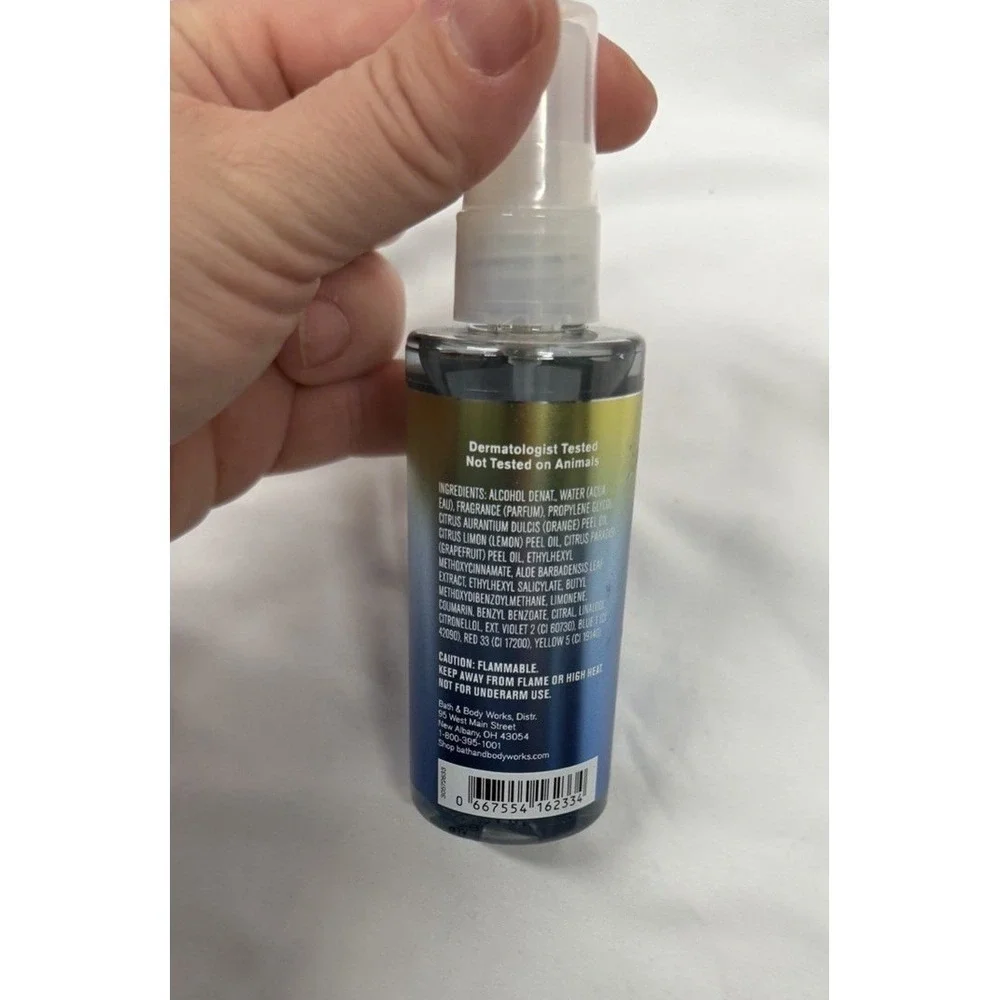 Bath Body Works Key West Fragrance Mist Splash 3oz Travel Size‎ New